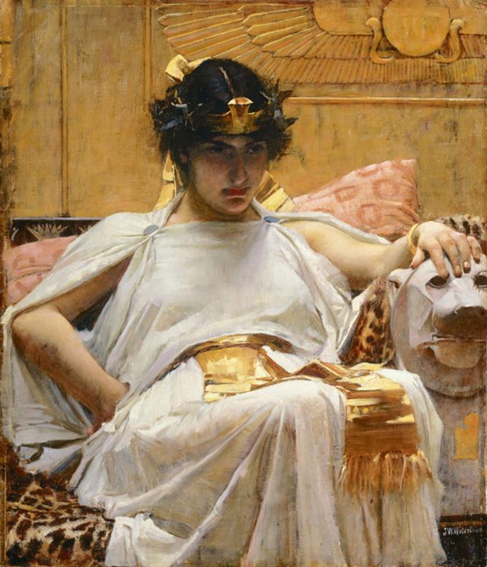 The original Cleopatra by John William Waterhouse