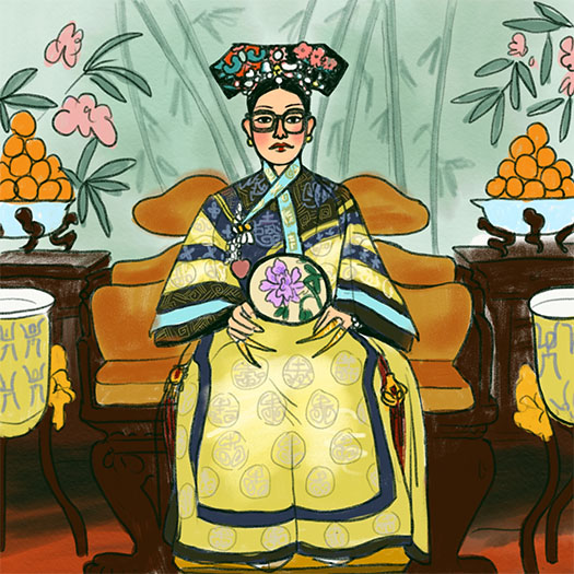 The Empress Dowager Cixi by Hubert Voss