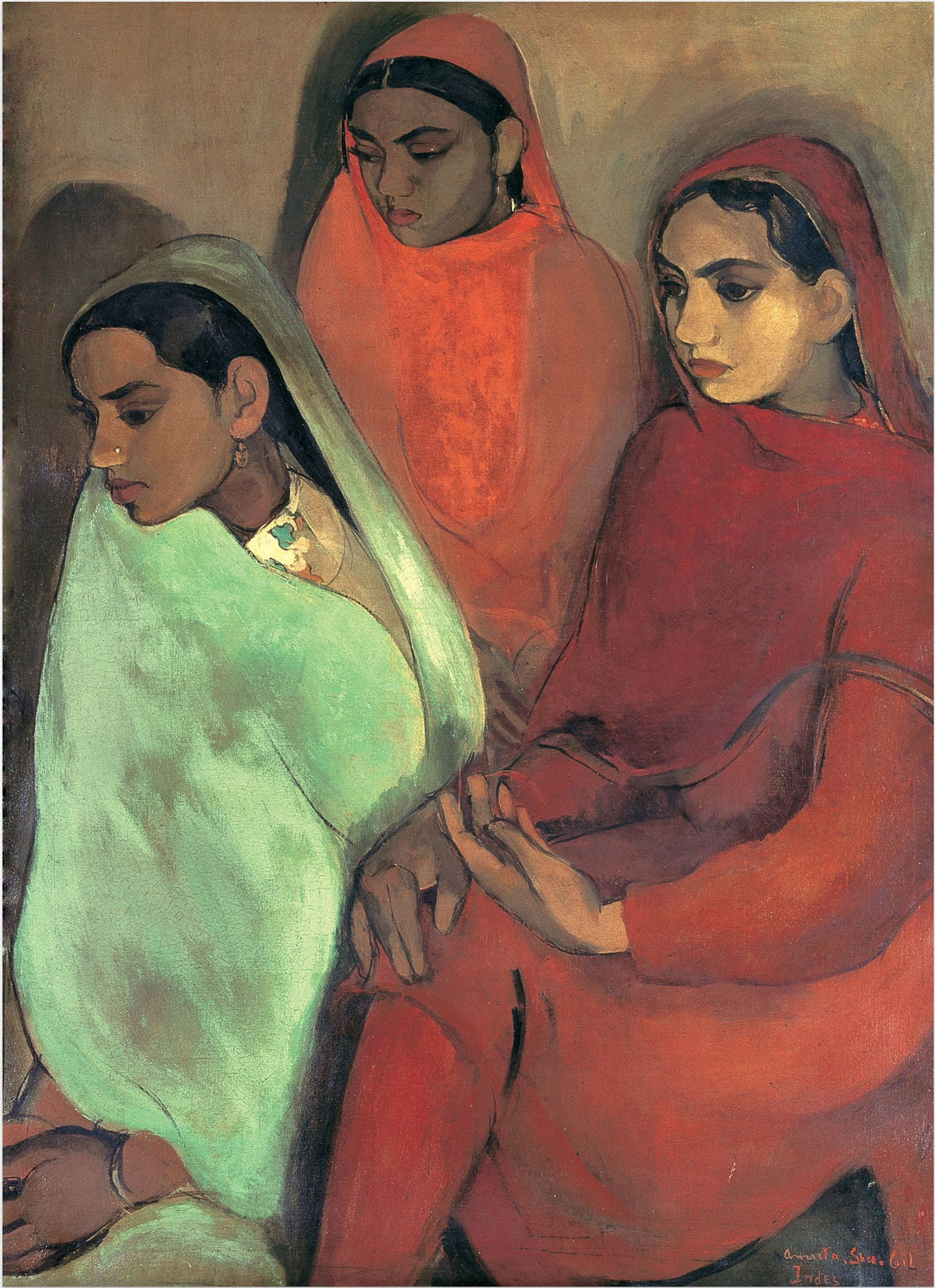 The original Three Girls by Amrita Sher-Gil