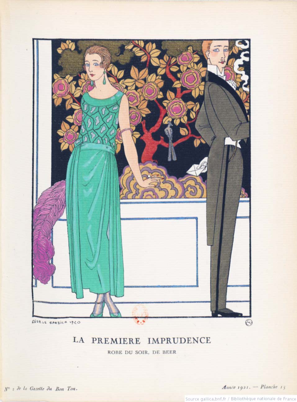The original La Premiere Imprudence by George Barbier