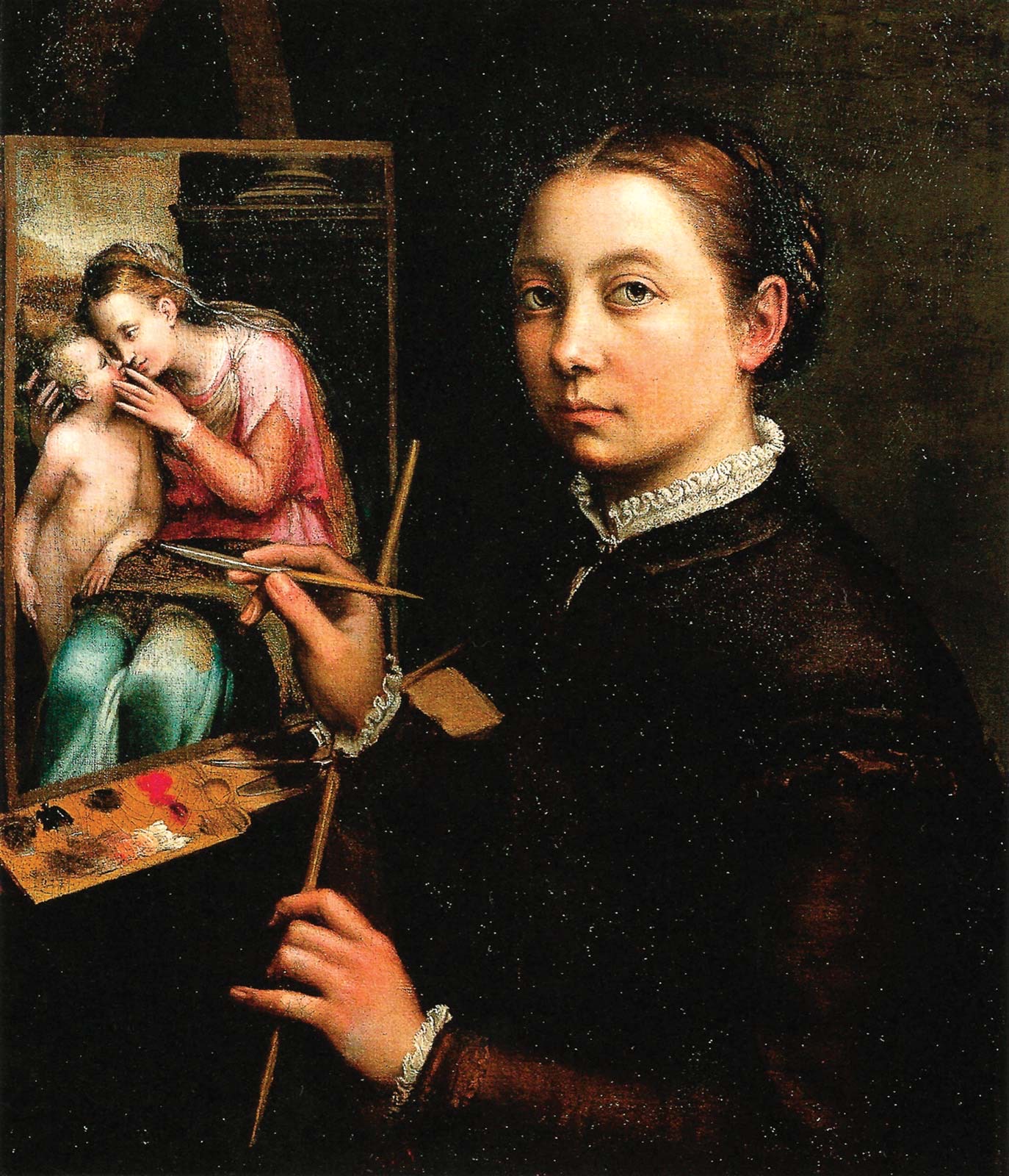 The original Self Portrait by Sofonisba Anguissola