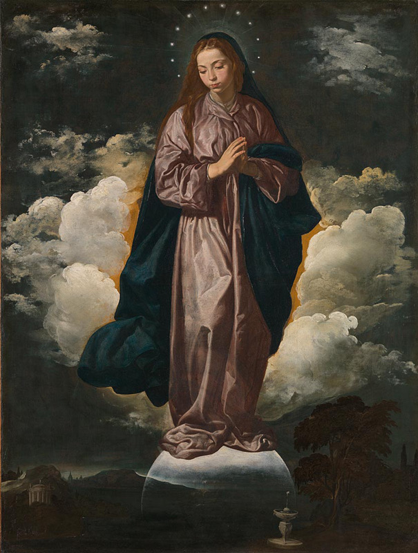 The original The Immaculate Conception by Diego Velazquez