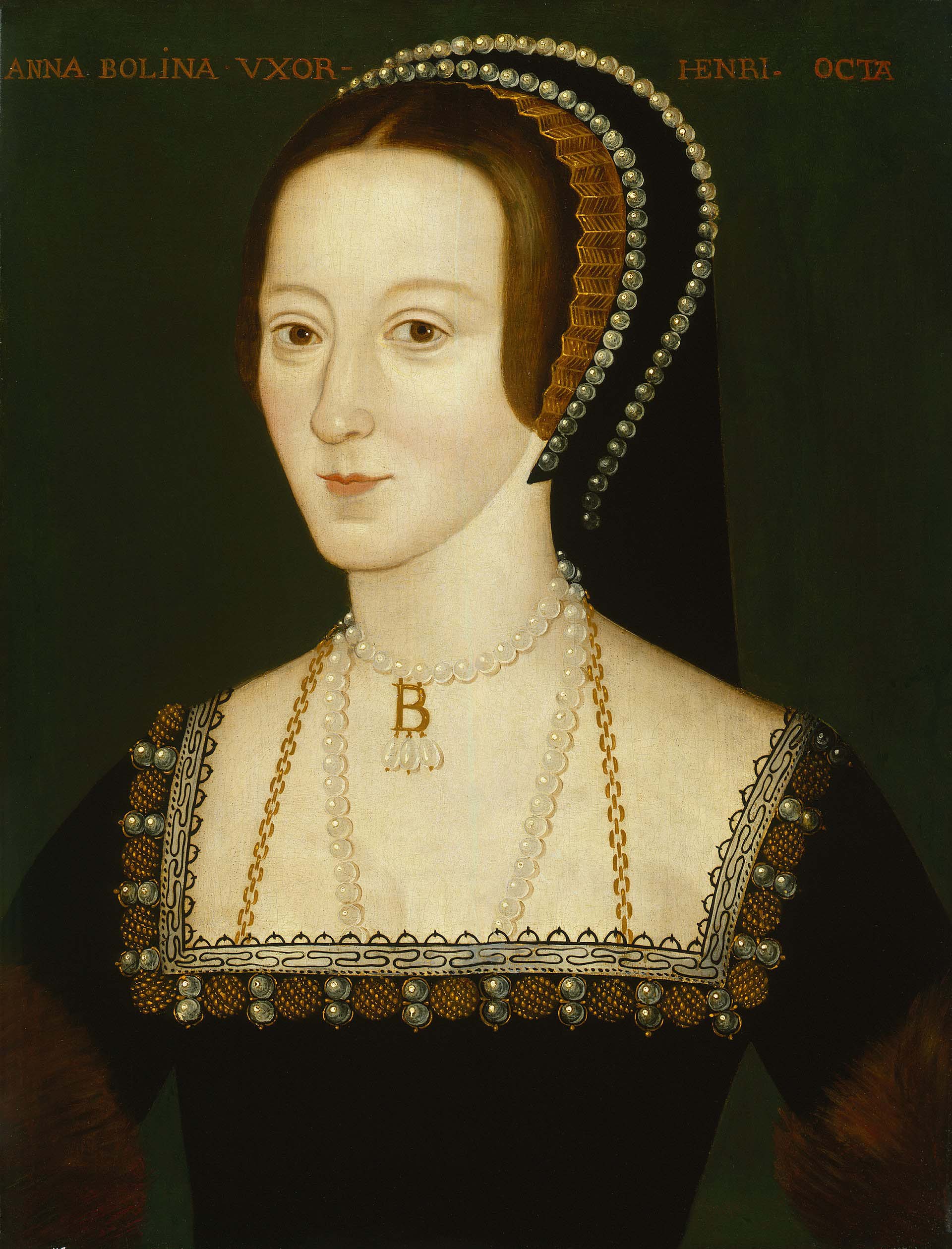 The original Portrait of Anne Boleyn by Unknown artist