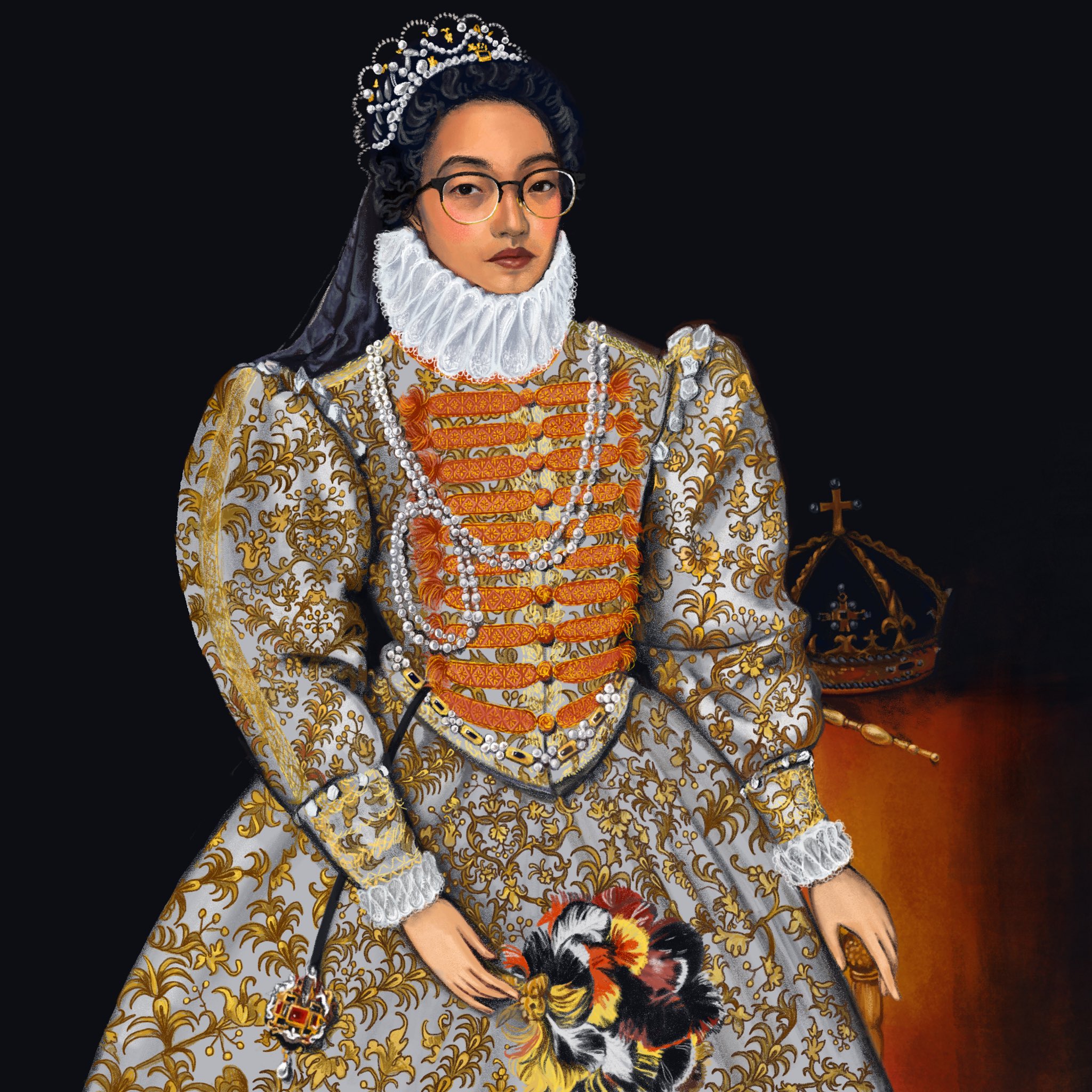 My copy of Queen Elizabeth I by Unknown artist
