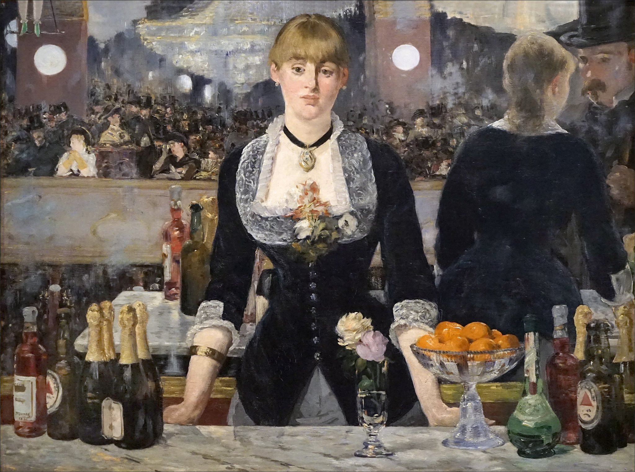 The original Bar at the Folies-Bergère by Édouard Manet