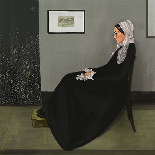 Arrangement in Grey and Black No. 1 (Whistler's Mother) by James McNeill Whistler